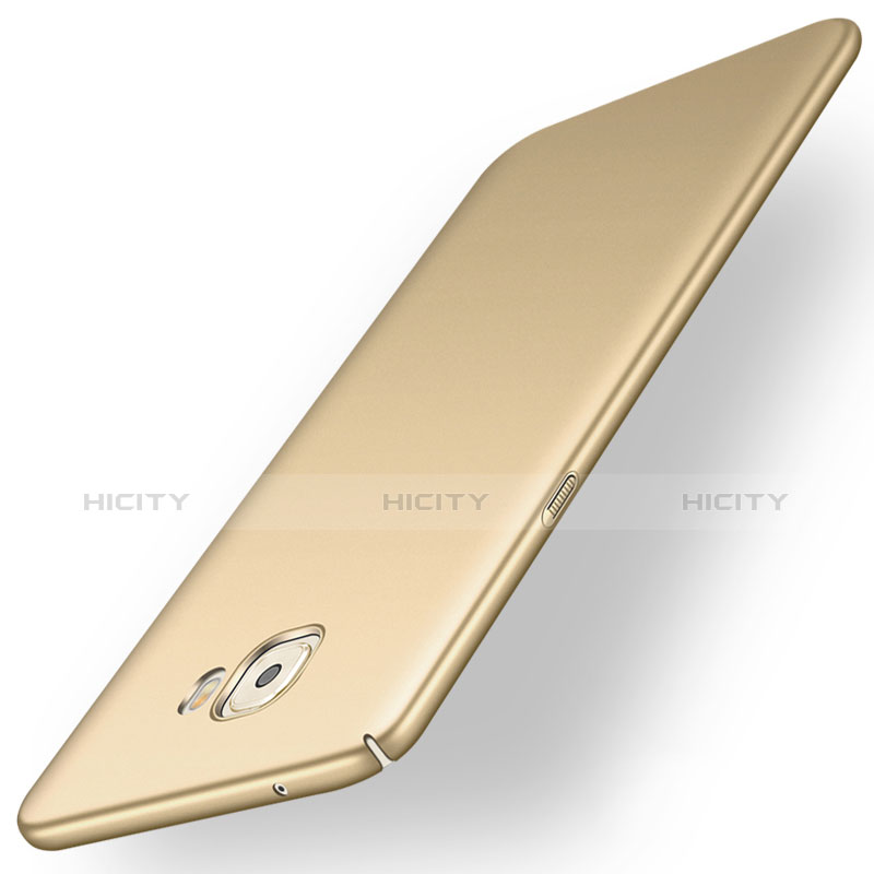 Hülle Kunststoff Schutzhülle Matt für Samsung Galaxy C9 Pro C9000 Gold