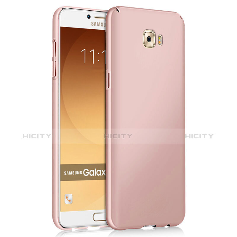 Hülle Kunststoff Schutzhülle Matt für Samsung Galaxy C9 Pro C9000 Rosegold