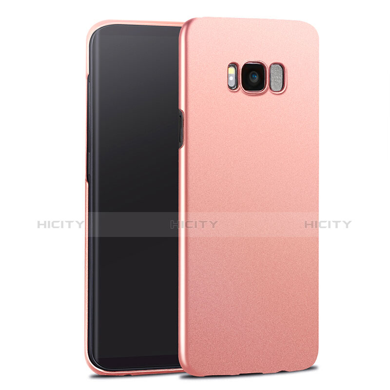 Hülle Kunststoff Schutzhülle Matt für Samsung Galaxy S8 Rosegold Plus