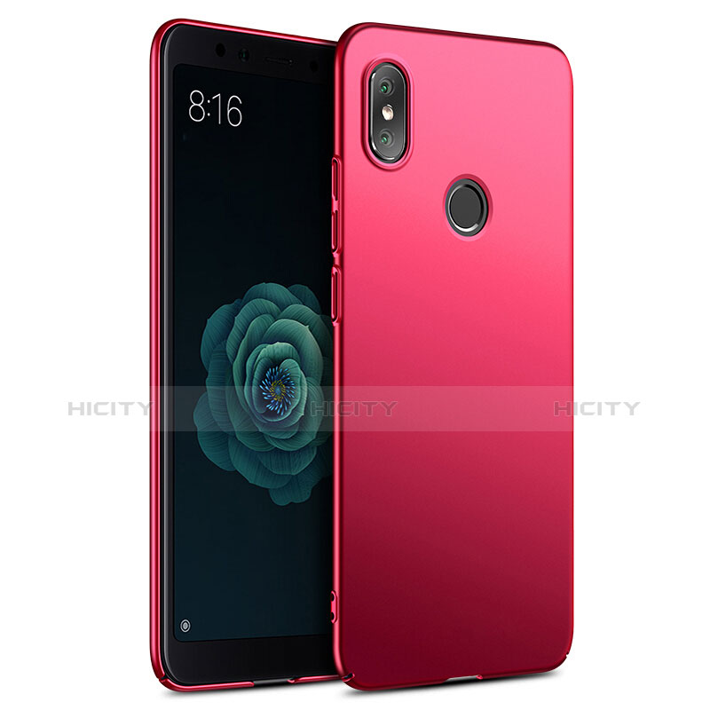 Hülle Kunststoff Schutzhülle Matt für Xiaomi Mi 6X Rot