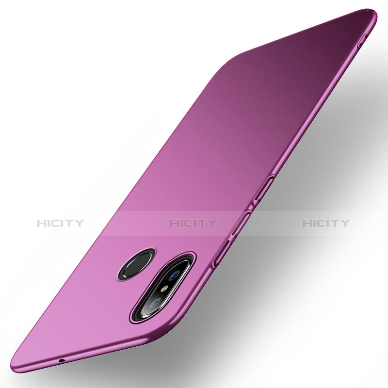 Hülle Kunststoff Schutzhülle Matt für Xiaomi Mi 8 Violett