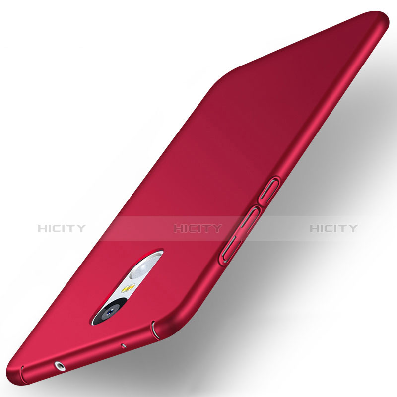 Hülle Kunststoff Schutzhülle Matt für Xiaomi Redmi Note 4 Standard Edition Rot Plus
