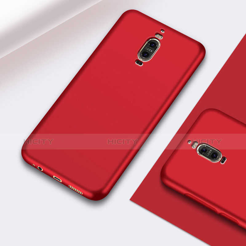 Hülle Kunststoff Schutzhülle Matt M01 für Huawei Mate 9 Pro Rot