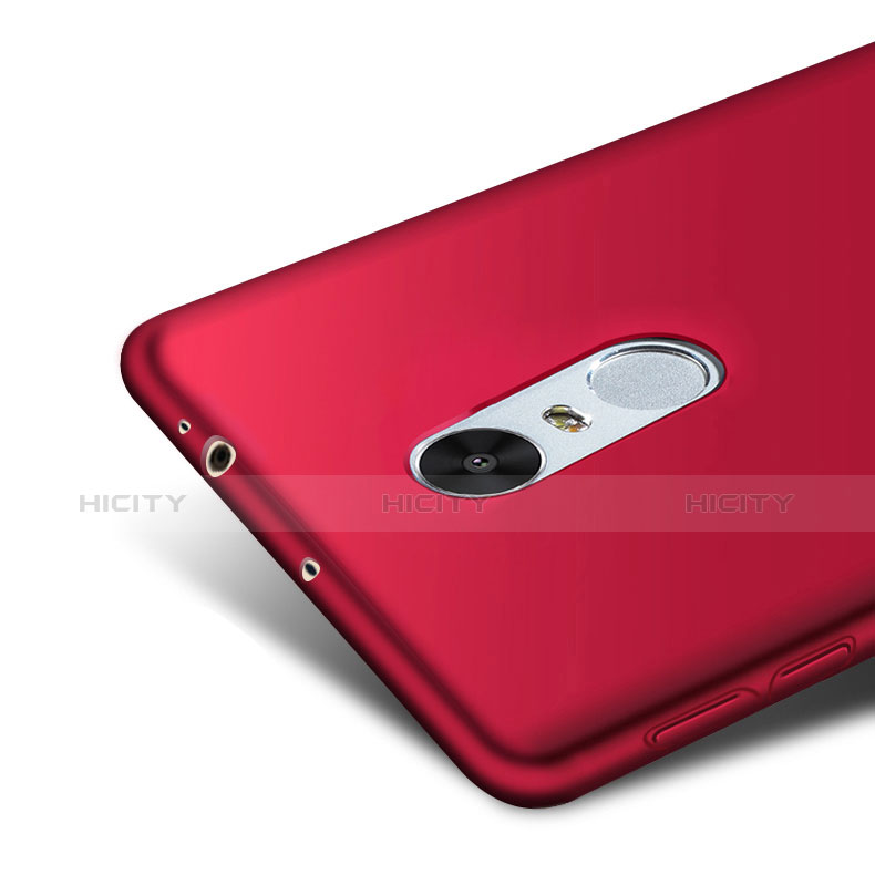 Hülle Kunststoff Schutzhülle Matt M01 für Xiaomi Redmi Note 3 MediaTek Rot