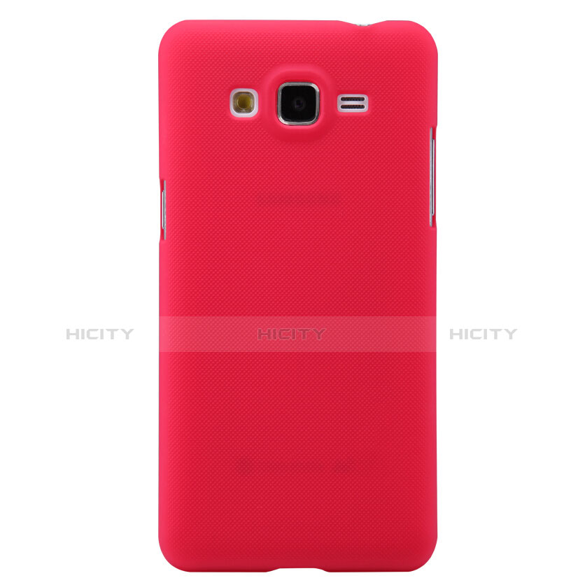 Hülle Kunststoff Schutzhülle Matt M02 für Samsung Galaxy Grand Prime SM-G530H Rot