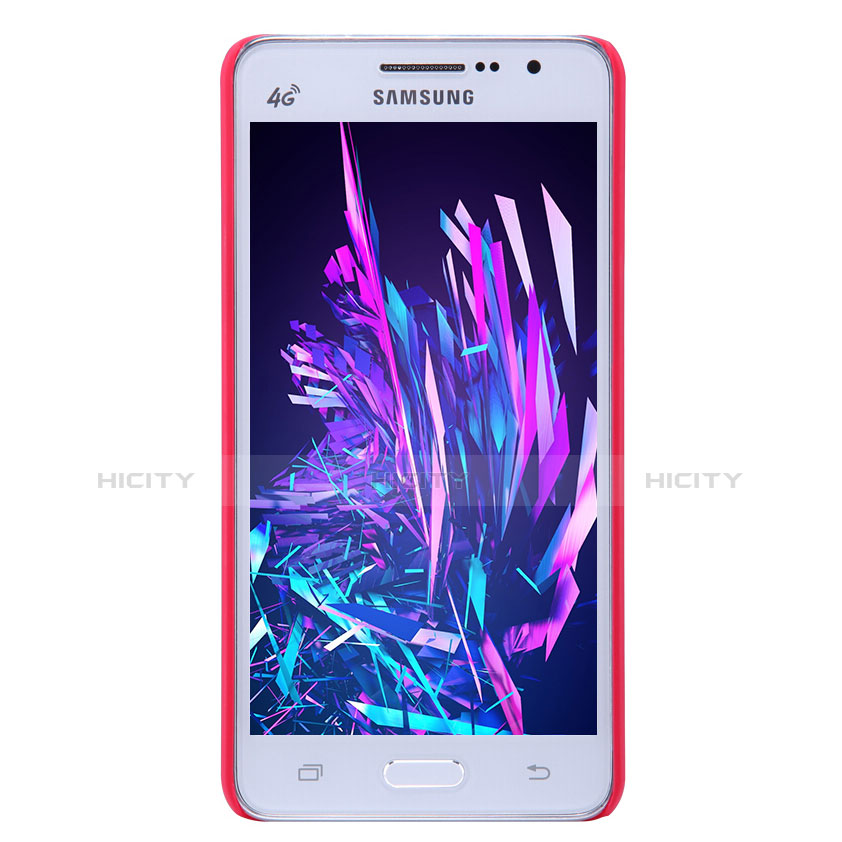 Hülle Kunststoff Schutzhülle Matt M02 für Samsung Galaxy Grand Prime SM-G530H Rot