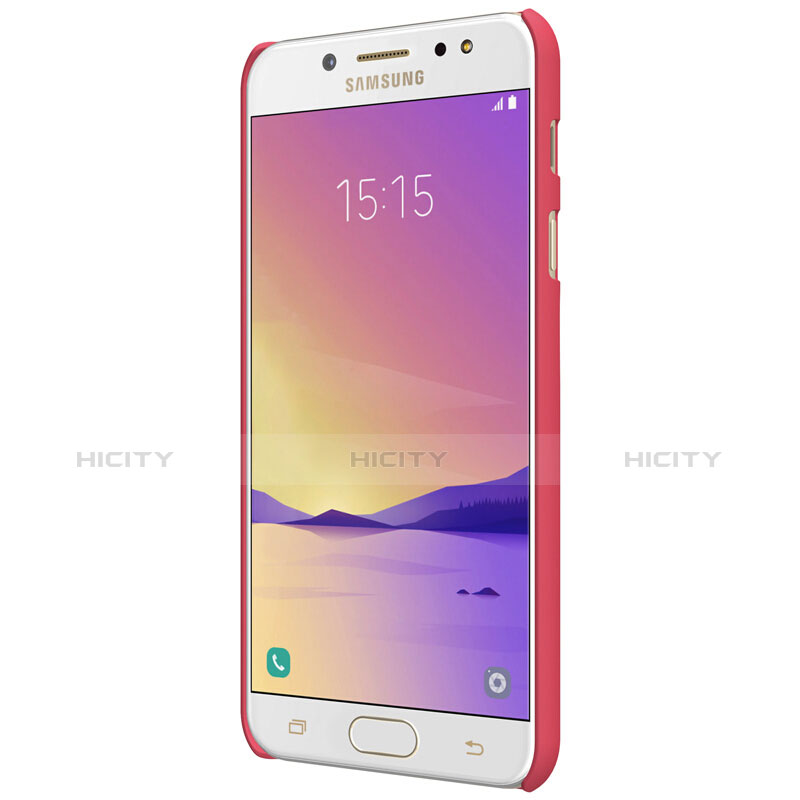 Hülle Kunststoff Schutzhülle Matt M04 für Samsung Galaxy C7 (2017) Rot