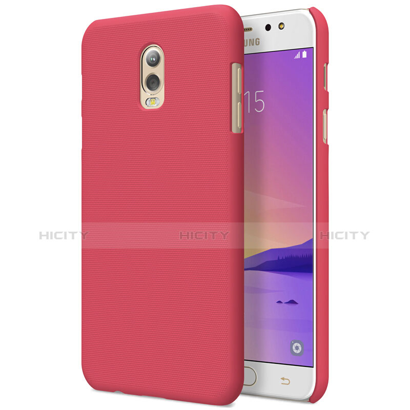 Hülle Kunststoff Schutzhülle Matt M04 für Samsung Galaxy C8 C710F Rot groß