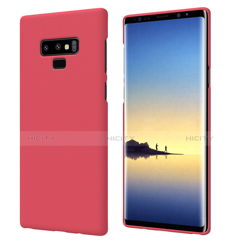 Hülle Kunststoff Schutzhülle Matt M04 für Samsung Galaxy Note 9 Rot Plus