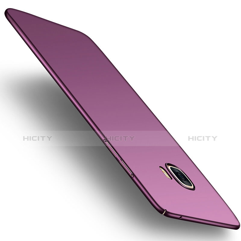 Hülle Kunststoff Schutzhülle Matt M05 für Samsung Galaxy C7 SM-C7000 Violett