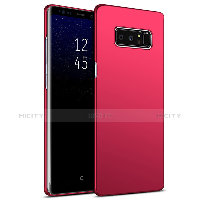 Hülle Kunststoff Schutzhülle Matt M09 für Samsung Galaxy Note 8 Duos N950F Rot