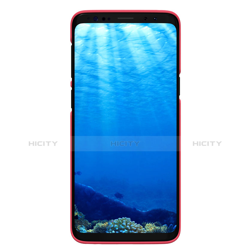 Hülle Kunststoff Schutzhülle Matt M09 für Samsung Galaxy S9 Rot