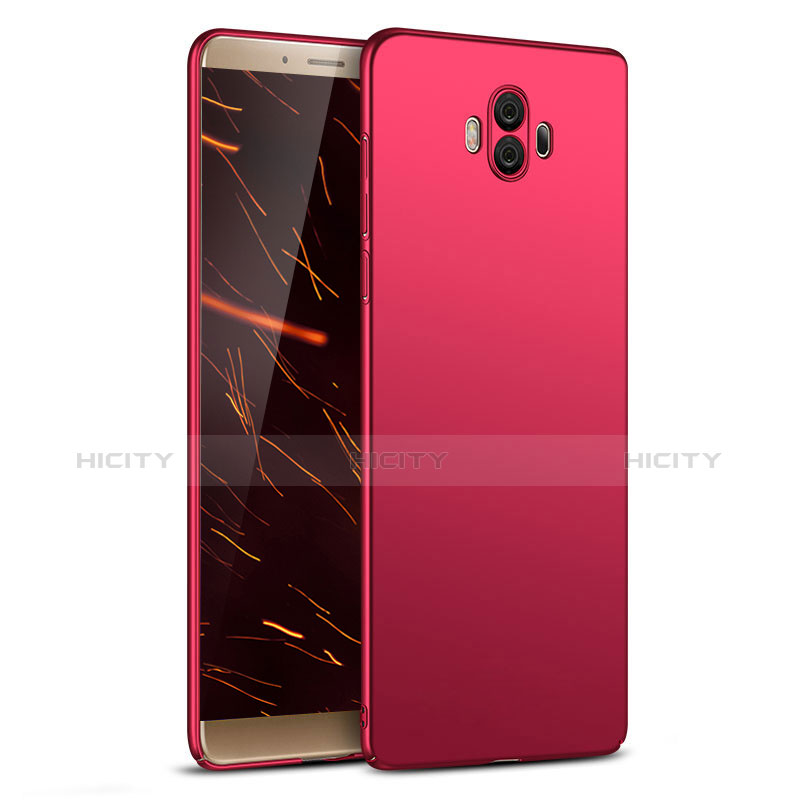 Hülle Kunststoff Schutzhülle Matt M12 für Huawei Mate 10 Rot