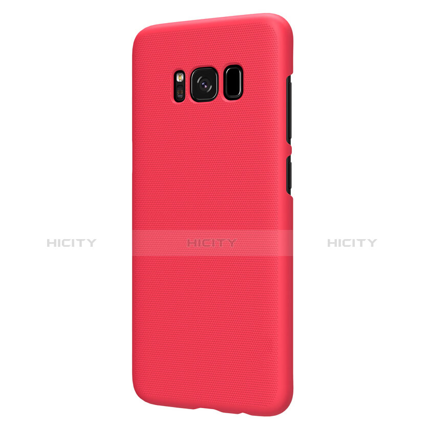 Hülle Kunststoff Schutzhülle Matt P01 für Samsung Galaxy S8 Plus Rot groß