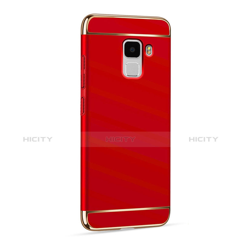 Hülle Luxus Aluminium Metall für Huawei Honor 7 Rot