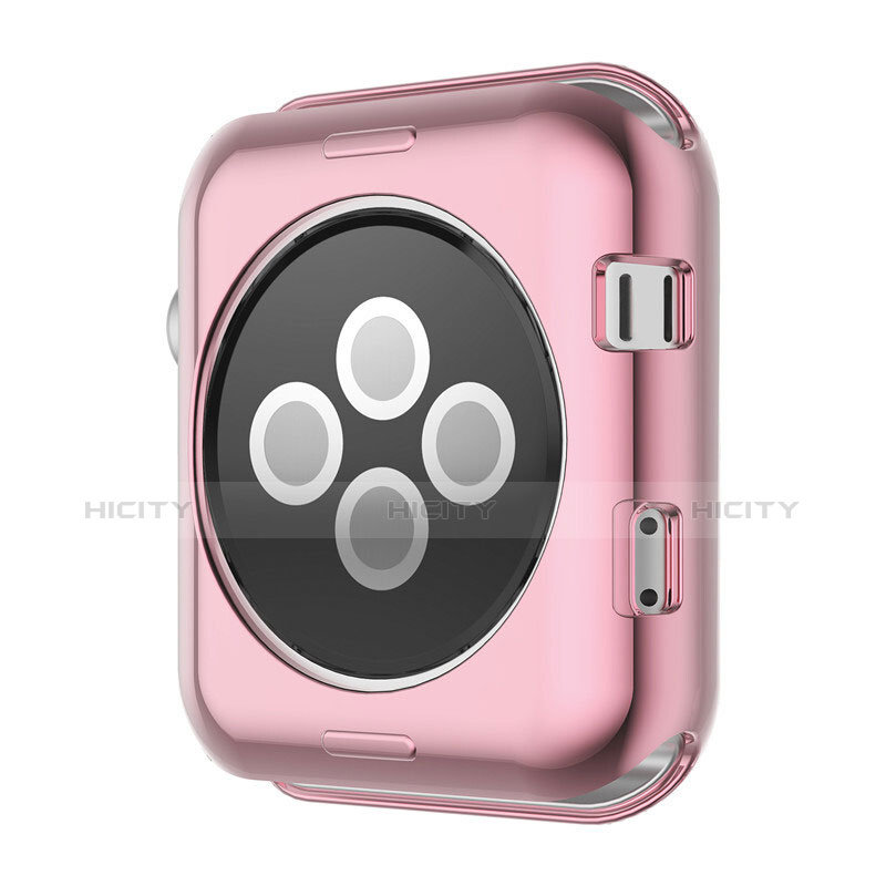 Hülle Luxus Aluminium Metall Rahmen A01 für Apple iWatch 2 42mm Rosa