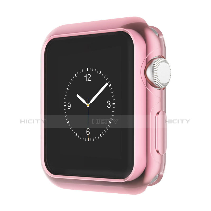 Hülle Luxus Aluminium Metall Rahmen A01 für Apple iWatch 2 42mm Rosa