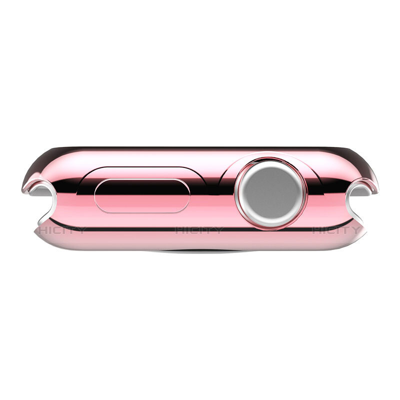 Hülle Luxus Aluminium Metall Rahmen A01 für Apple iWatch 2 42mm Rosa