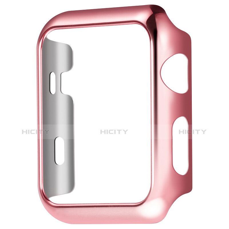 Hülle Luxus Aluminium Metall Rahmen C03 für Apple iWatch 2 38mm Rosa