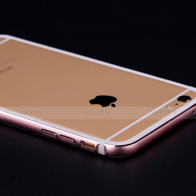 Hülle Luxus Aluminium Metall Rahmen für Apple iPhone 6 Plus Rosegold