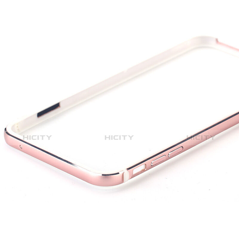 Hülle Luxus Aluminium Metall Rahmen für Apple iPhone 6 Rosegold