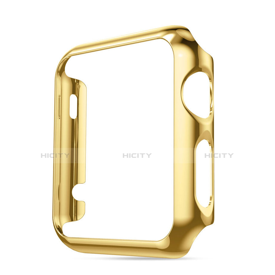 Hülle Luxus Aluminium Metall Rahmen für Apple iWatch 42mm Gold