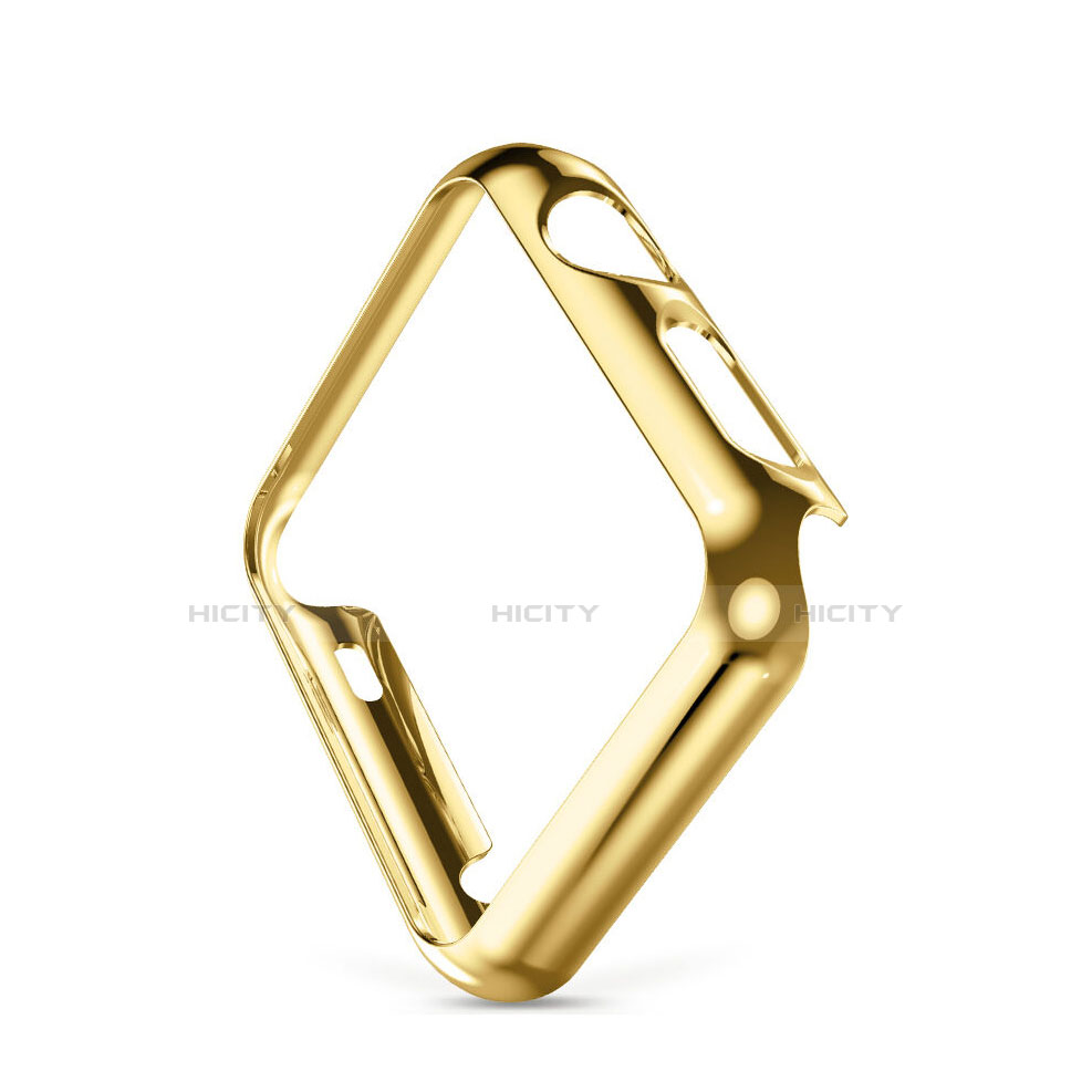 Hülle Luxus Aluminium Metall Rahmen für Apple iWatch 42mm Gold