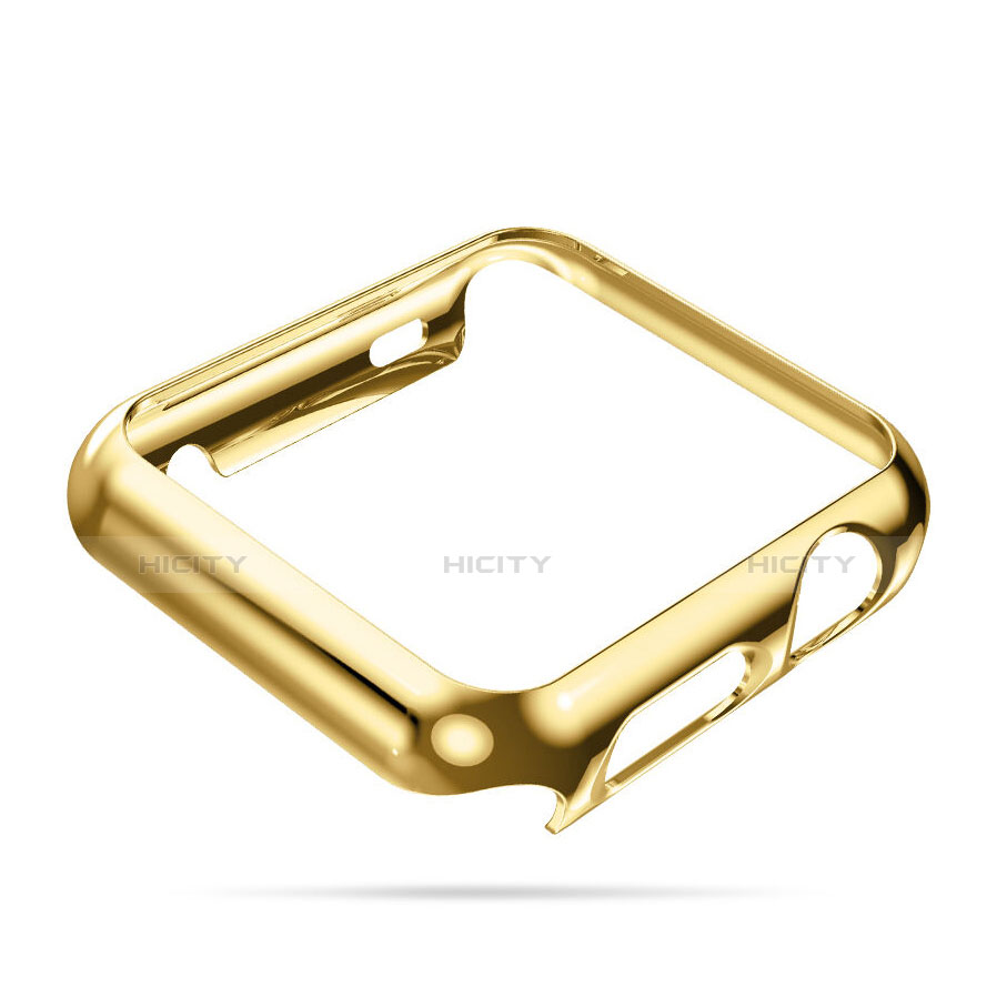 Hülle Luxus Aluminium Metall Rahmen für Apple iWatch 42mm Gold