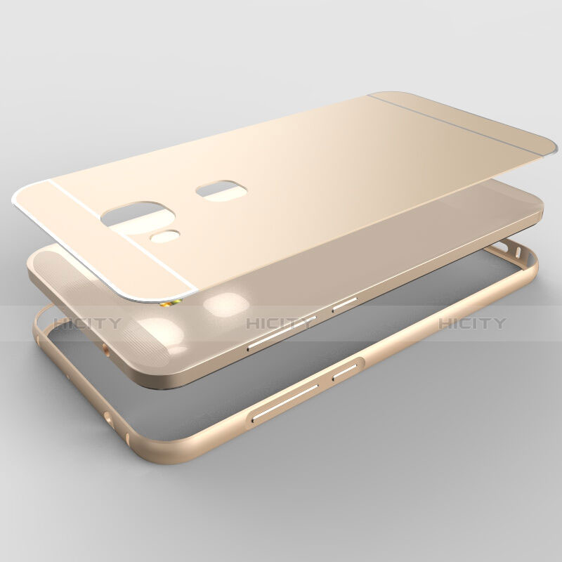 Hülle Luxus Aluminium Metall Rahmen für Huawei GX8 Gold