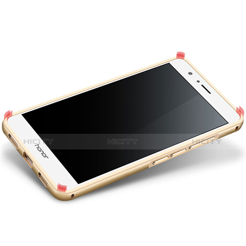 Hülle Luxus Aluminium Metall Rahmen für Huawei Honor V8 Gold