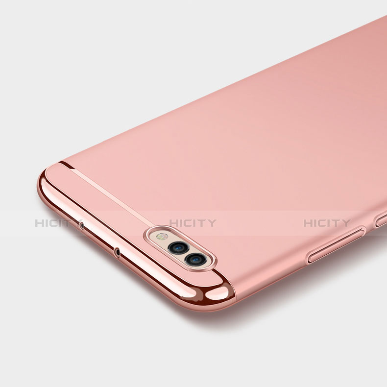 Hülle Luxus Metall Rahmen und Kunststoff für Huawei Honor 10 Rosegold groß