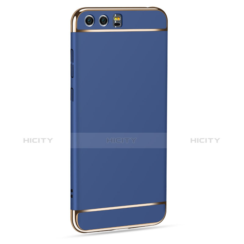 Hülle Luxus Metall Rahmen und Kunststoff für Huawei Honor 9 Premium Blau groß