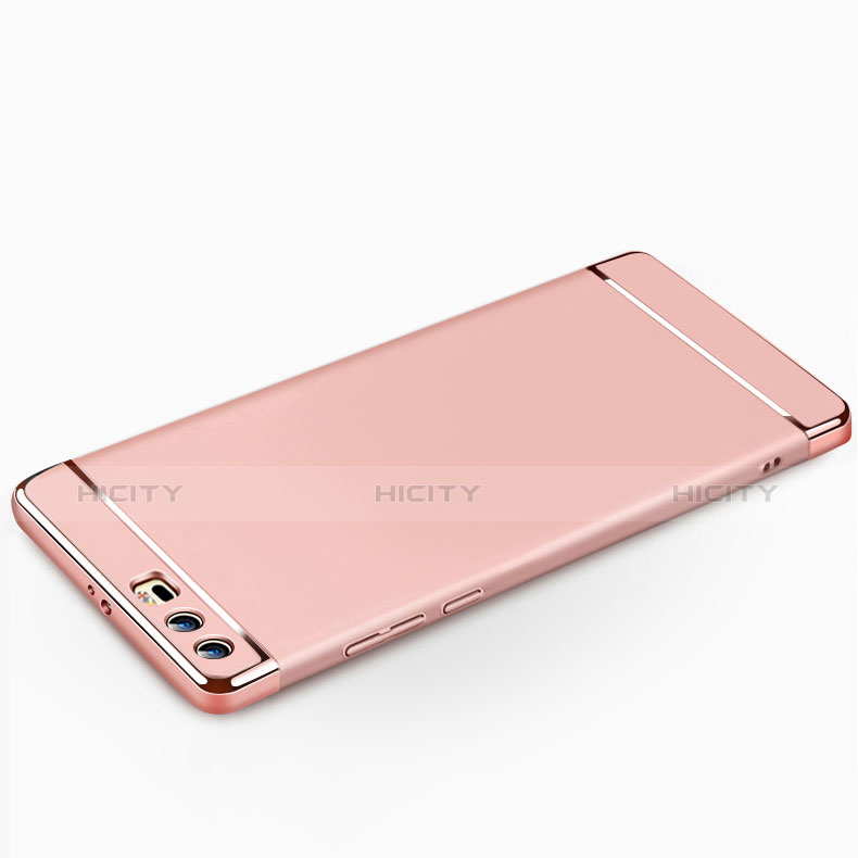 Hülle Luxus Metall Rahmen und Kunststoff für Huawei Honor 9 Premium Rosegold groß