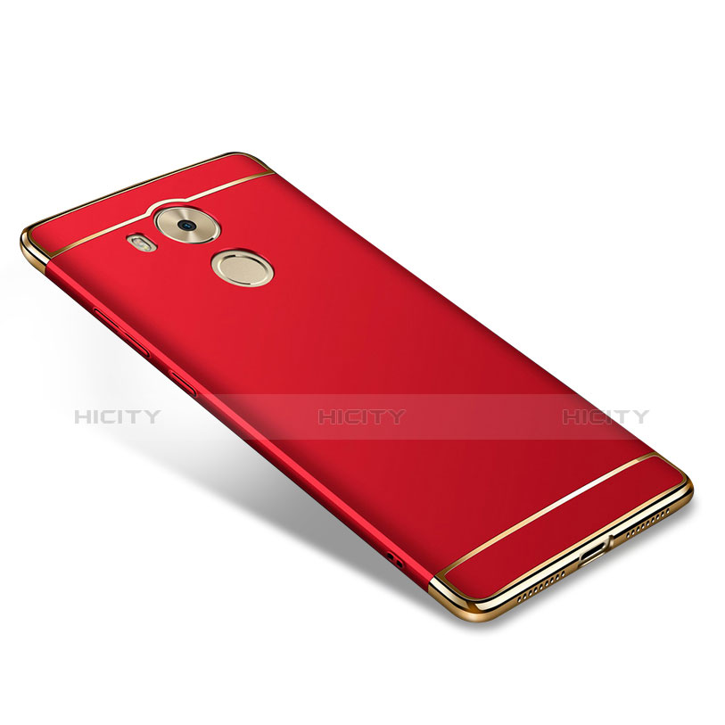 Hülle Luxus Metall Rahmen und Kunststoff für Huawei Mate 8 Rot