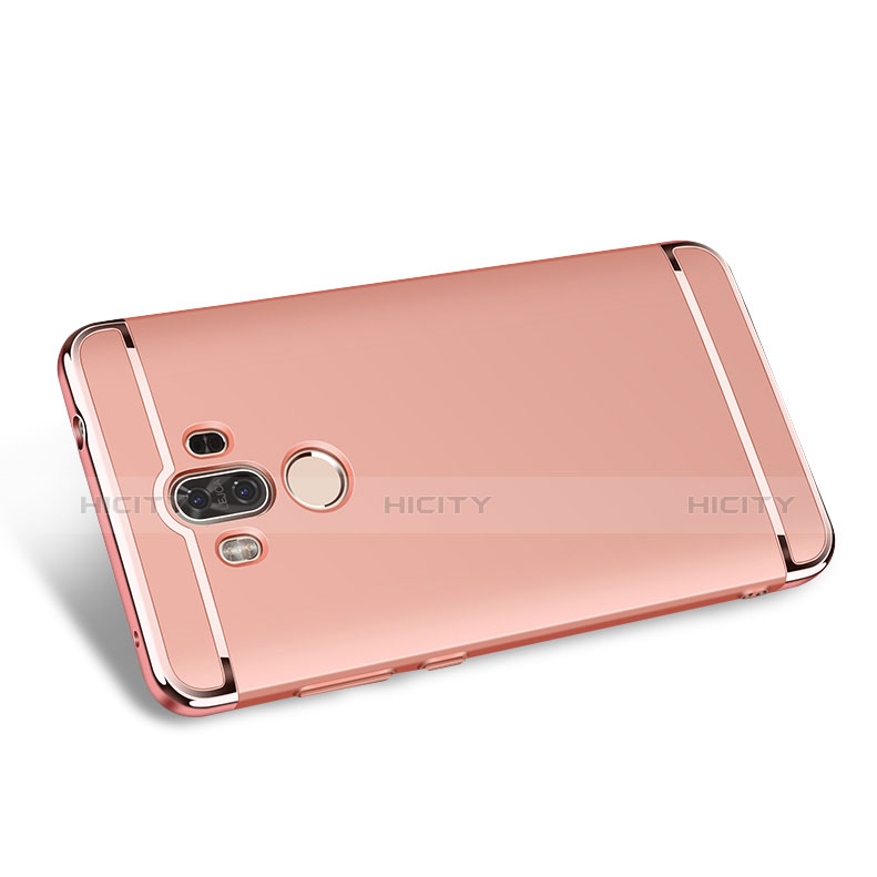 Hülle Luxus Metall Rahmen und Kunststoff für Huawei Mate 9 Rosegold