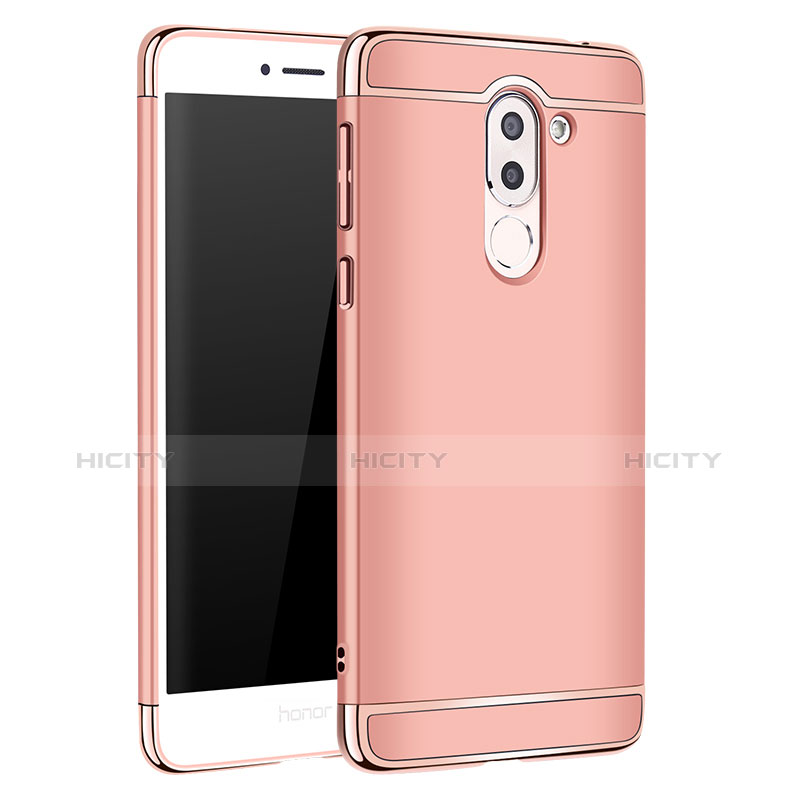 Hülle Luxus Metall Rahmen und Kunststoff M02 für Huawei Honor 6X Rosegold