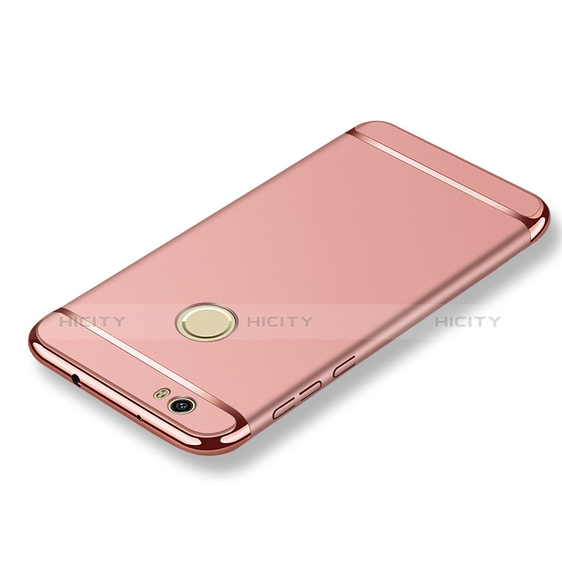 Hülle Luxus Metall Rahmen und Kunststoff M02 für Huawei Nova Rosegold