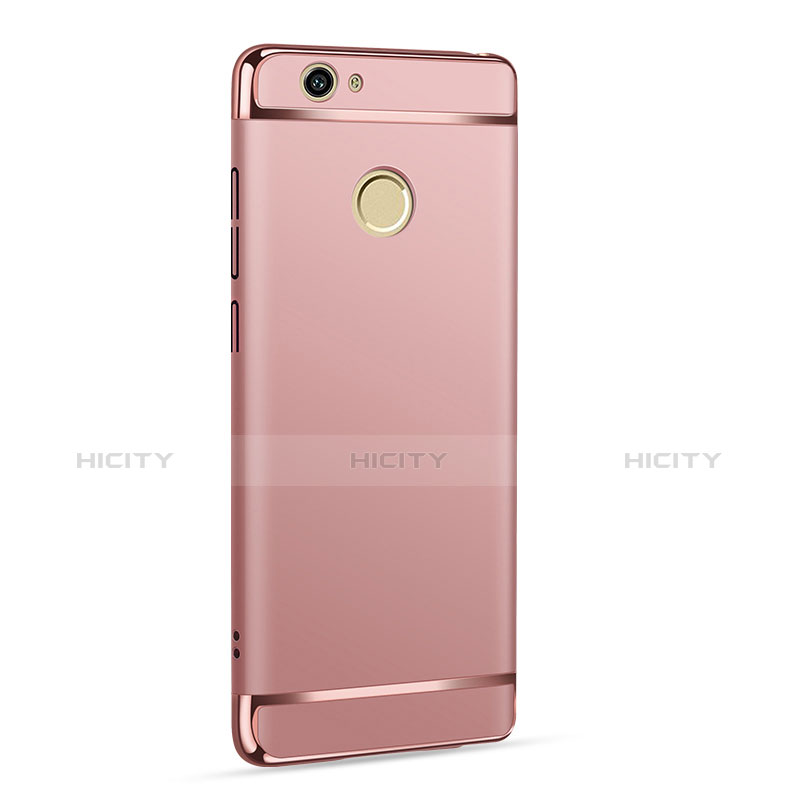 Hülle Luxus Metall Rahmen und Kunststoff M02 für Huawei Nova Rosegold