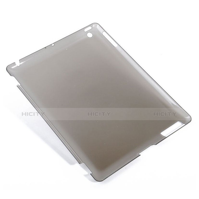 Hülle Ultra Dünn Schutzhülle Durchsichtig Transparent Matt für Apple iPad 2 Grau groß