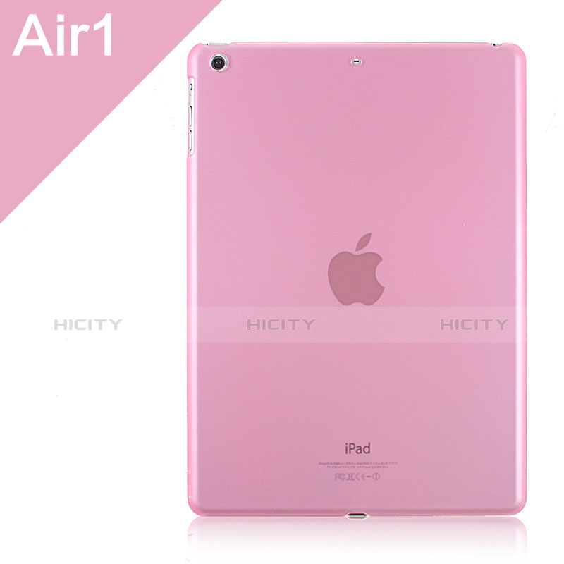 Hülle Ultra Dünn Schutzhülle Durchsichtig Transparent Matt für Apple iPad Air Rosa