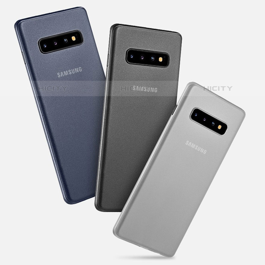 Hülle Ultra Dünn Schutzhülle Tasche Durchsichtig Transparent Matt P01 für Samsung Galaxy S10 5G