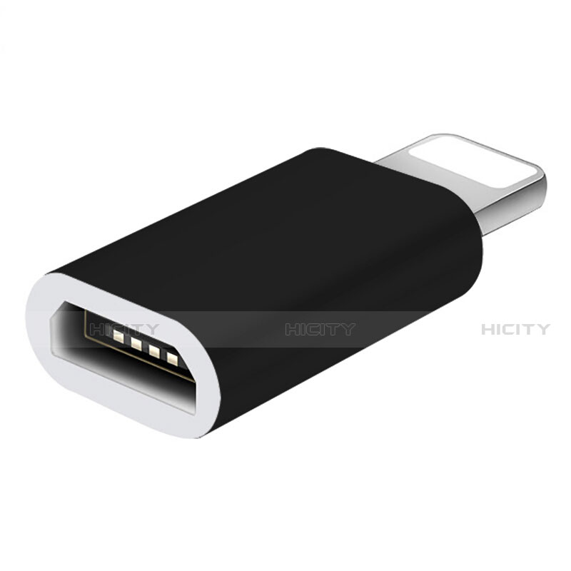 Kabel Android Micro USB auf Lightning USB H01 für Apple iPad 10.2 (2020) Schwarz