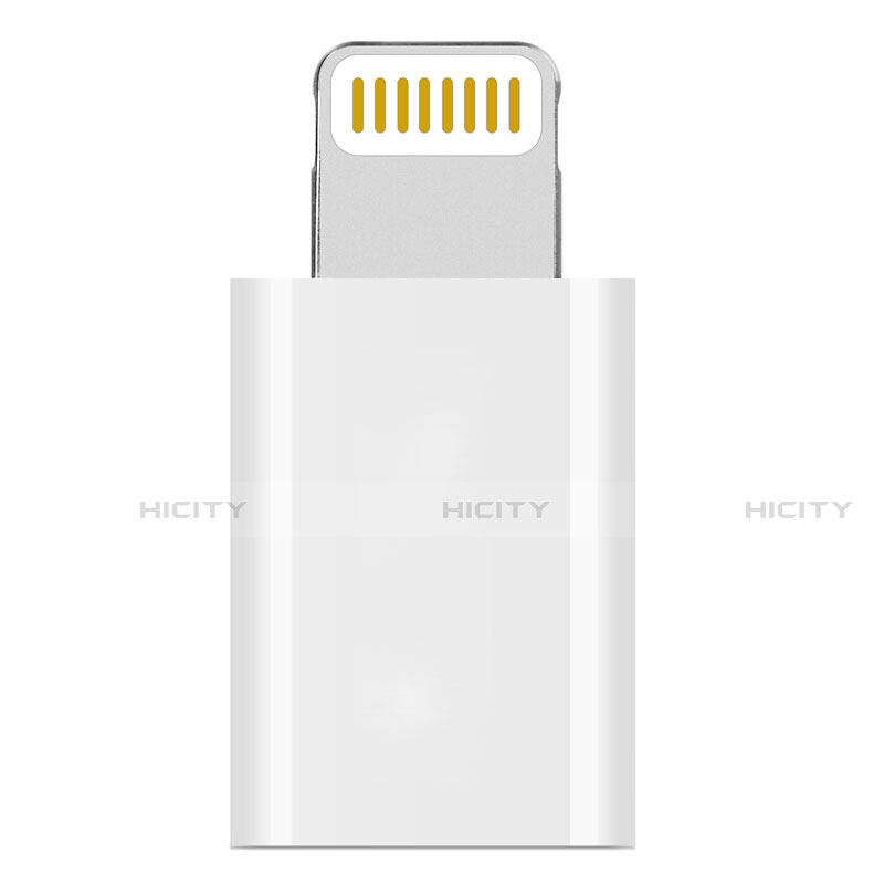 Kabel Android Micro USB auf Lightning USB H01 für Apple iPad Air 4 10.9 (2020) Weiß groß