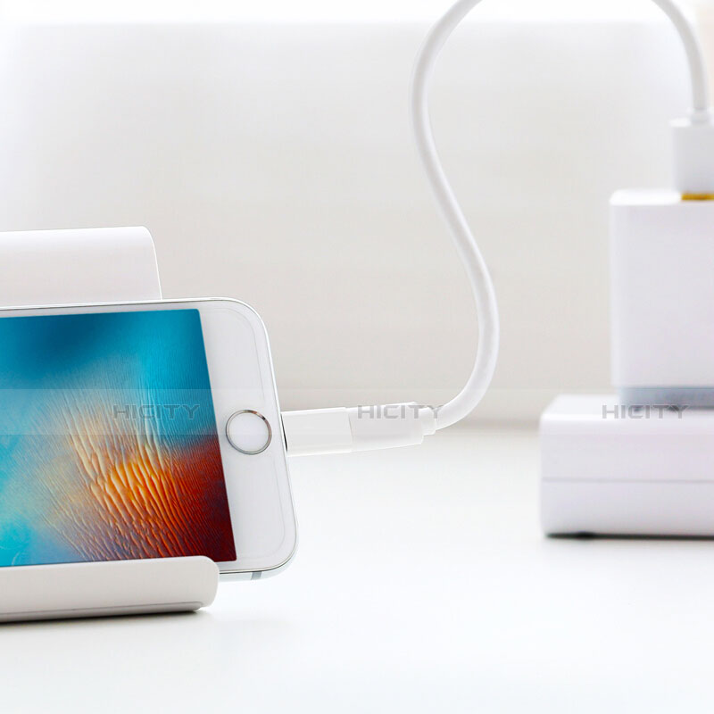 Kabel Android Micro USB auf Lightning USB H01 für Apple iPhone XR Weiß groß