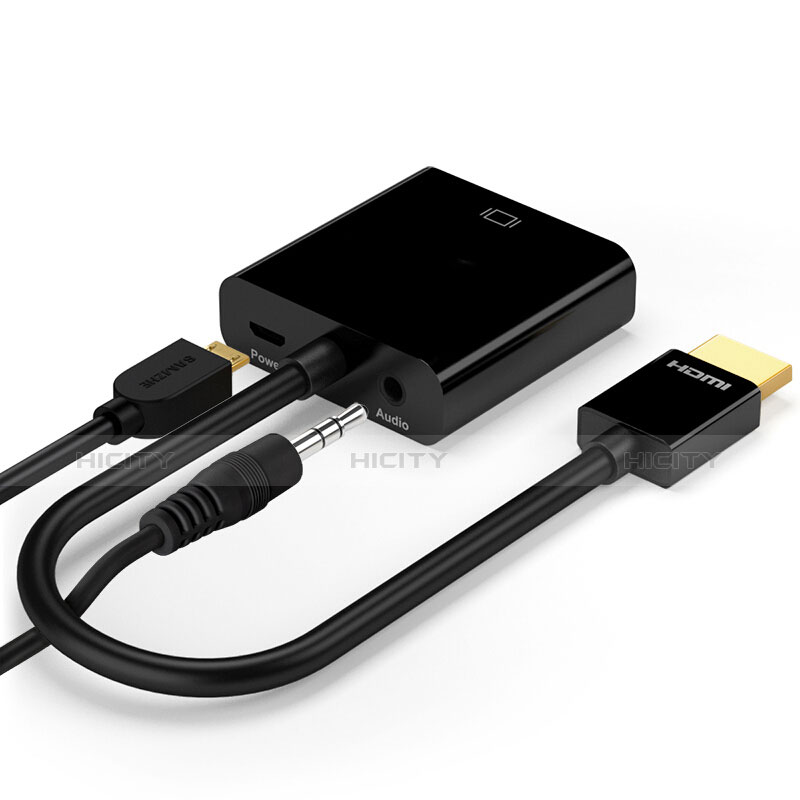 Kabel HDMI-Stecker auf VGA H02 Schwarz