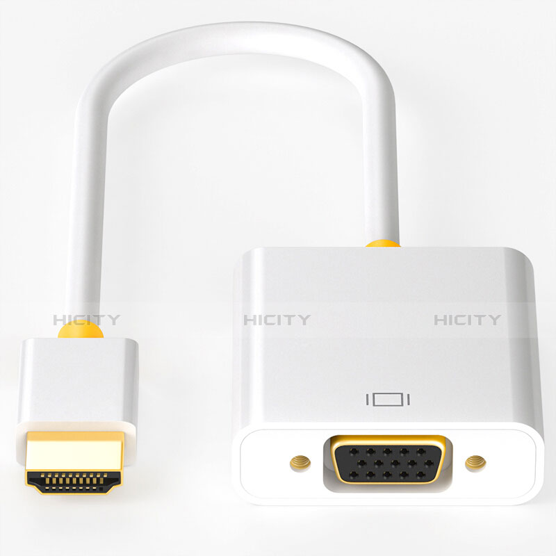 Kabel HDMI-Stecker auf VGA H02 Weiß