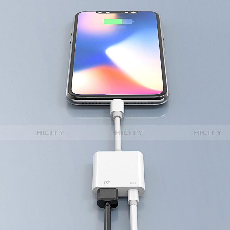 Kabel Lightning auf USB OTG H01 für Apple iPad 10.2 (2020) Weiß