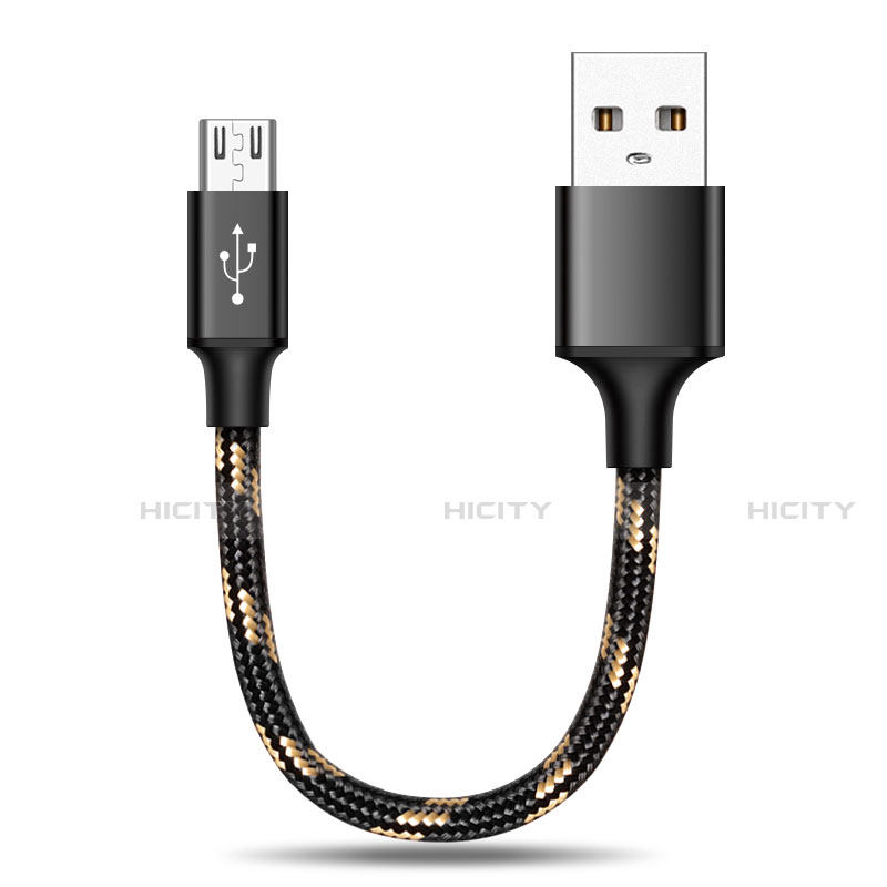 Kabel Micro USB Android Universal 25cm S02 Schwarz