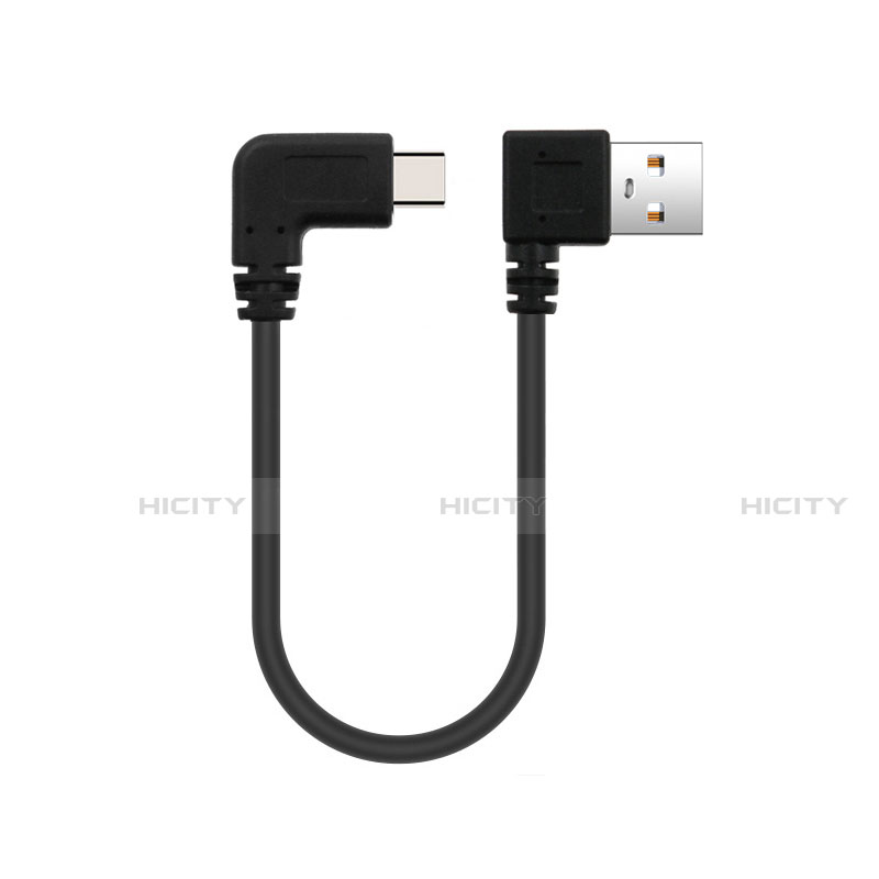 Kabel Type-C Android Universal 25cm S03 für Apple iPad Air 5 10.9 (2022) Schwarz Plus