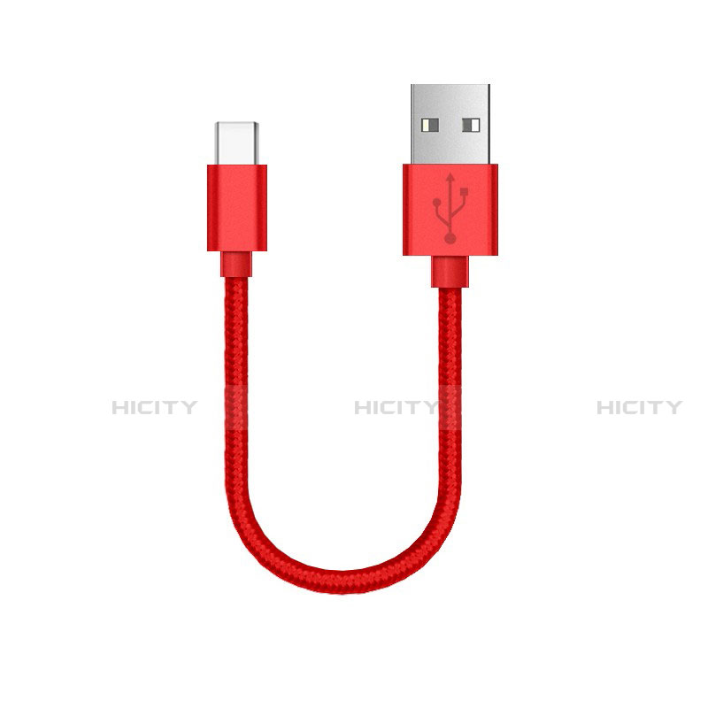 Kabel Type-C Android Universal 30cm S05 für Apple iPad Pro 12.9 (2021) Rot